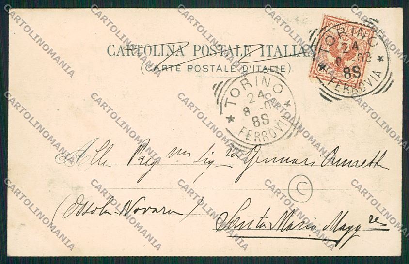 Torino Luserna San Giovanni cartolina QK1574 – retro