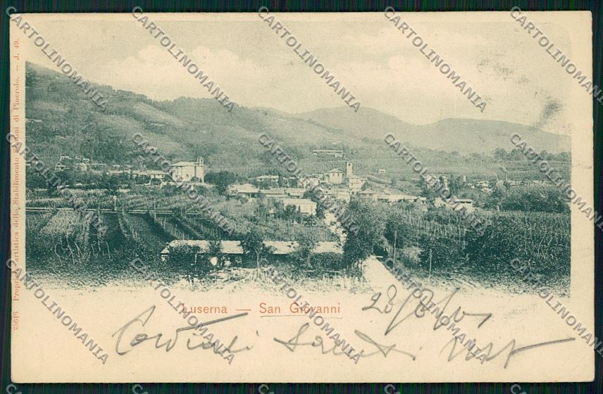 Torino Luserna San Giovanni cartolina QK1575 – fronte