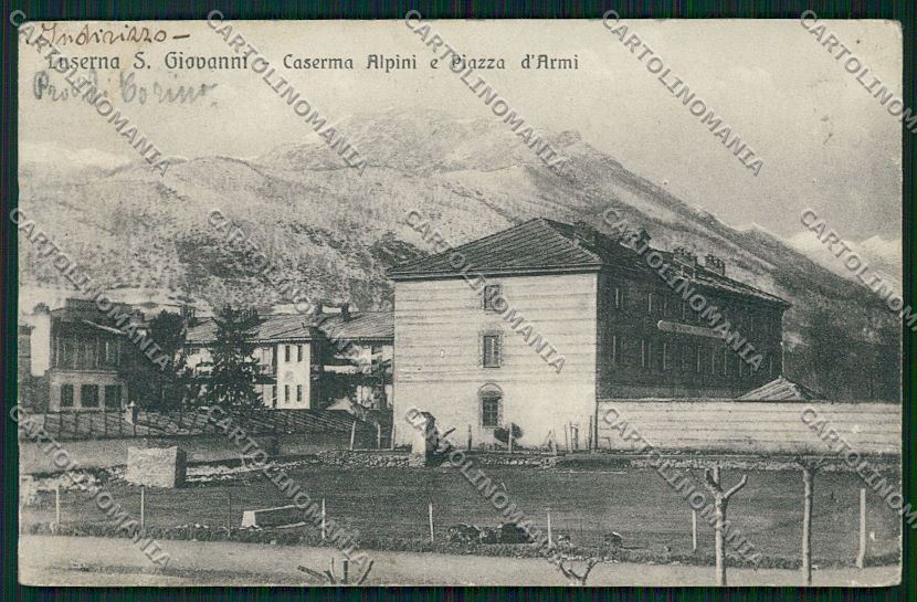 Torino Luserna San Giovanni Alpini cartolina QK1577 – fronte