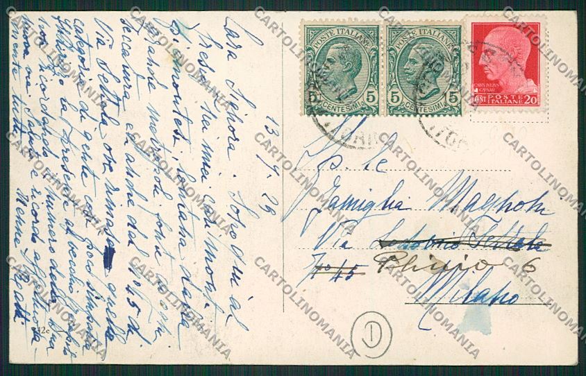 Torino Luserna San Giovanni cartolina QK1578 – retro