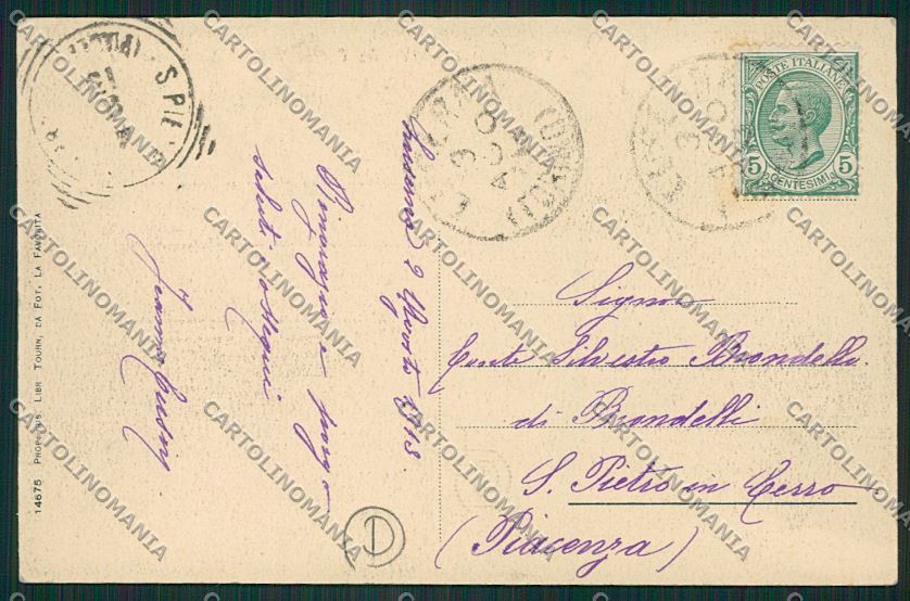 Torino Luserna San Giovanni cartolina QK1580 – retro