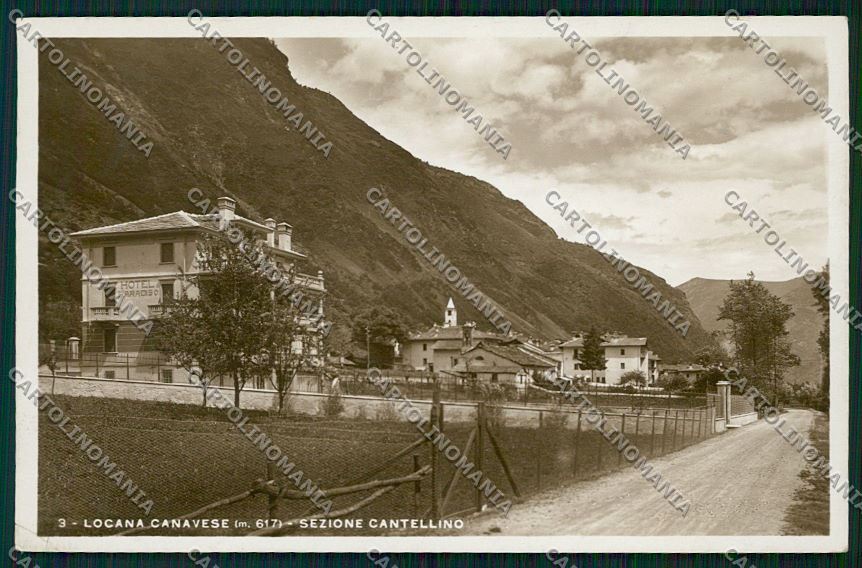 Torino Locana Canavese Cantellino Foto cartolina QK1597 – fronte