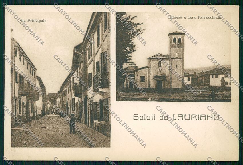 Torino Lauriano Saluti da cartolina QK1600 – fronte
