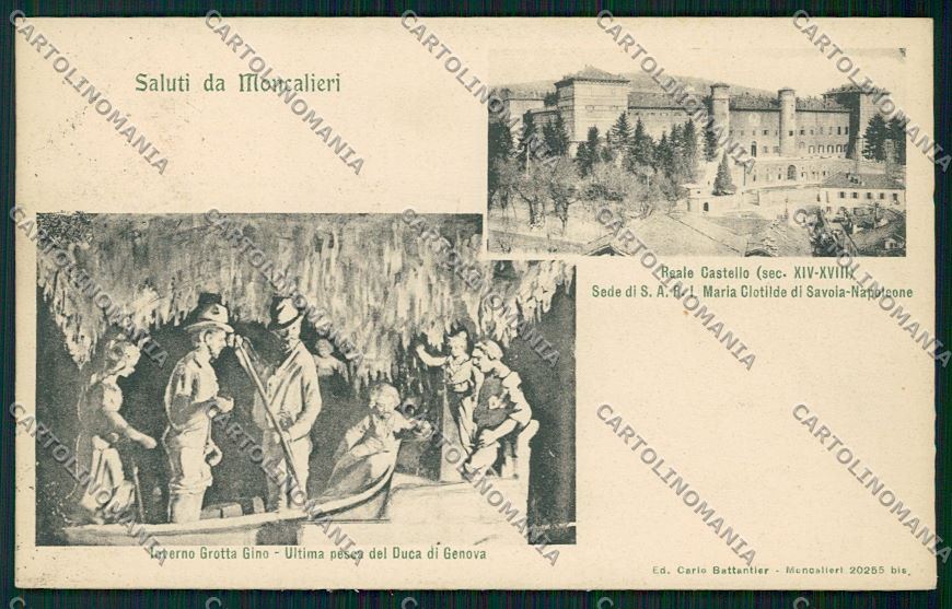 Torino Moncalieri Saluti da cartolina QK1614 – fronte