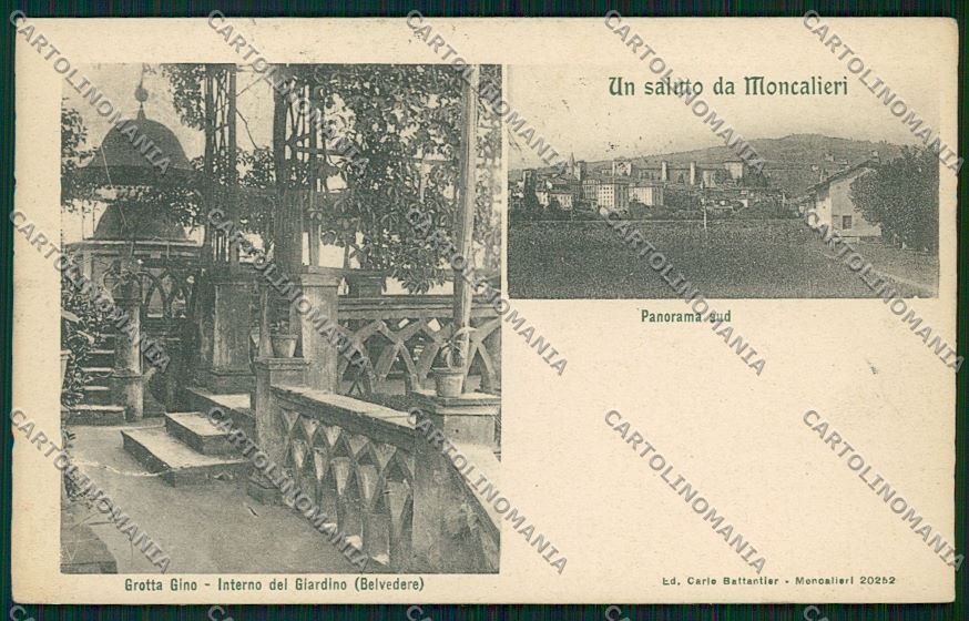 Torino Moncalieri Saluti da cartolina QK1615 – fronte