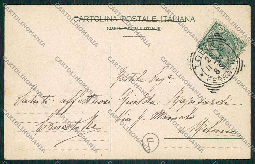 Torino Moncalieri cartolina QK1625 – retro