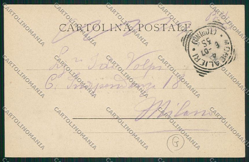 Torino Moncalieri cartolina QK1627 – retro