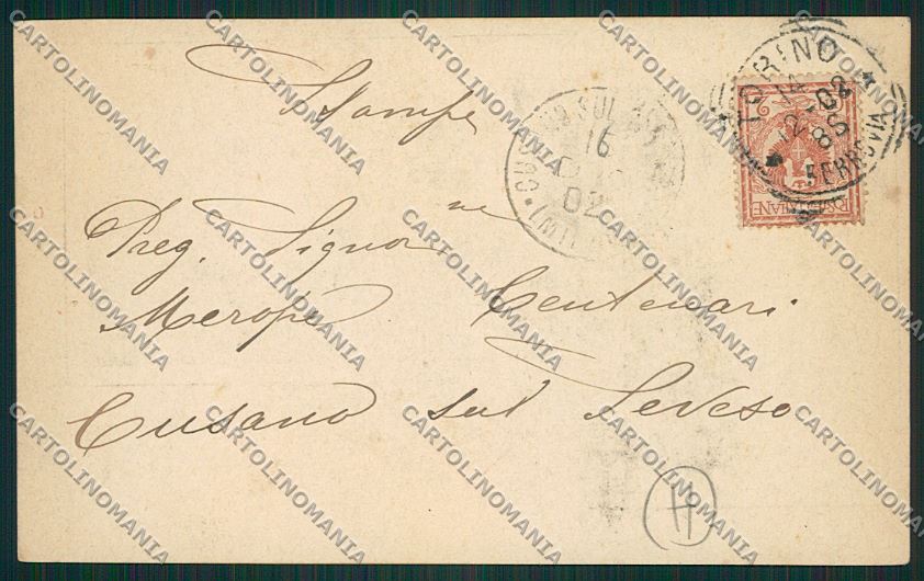 Torino Moncalieri cartolina QK1632 – retro