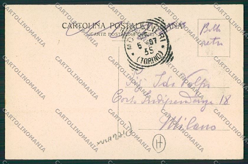 Torino Moncalieri PIEGHINA cartolina QK1633 – retro