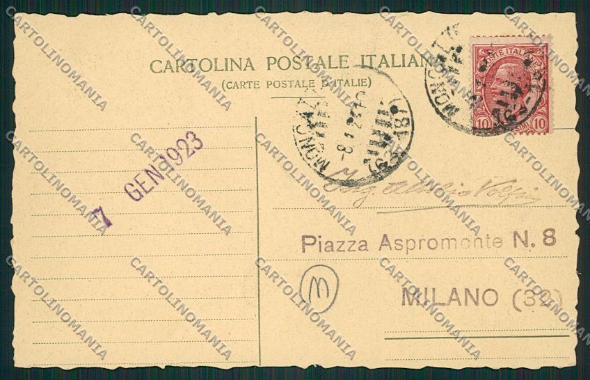 Torino Moncalieri cartolina QK1636 – retro
