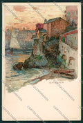Wielandt Savona ABRASA cartolina QK1641 – fronte