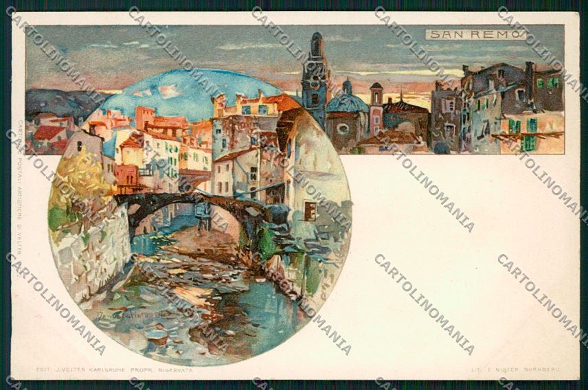 Wielandt San Remo cartolina QK1665 – fronte