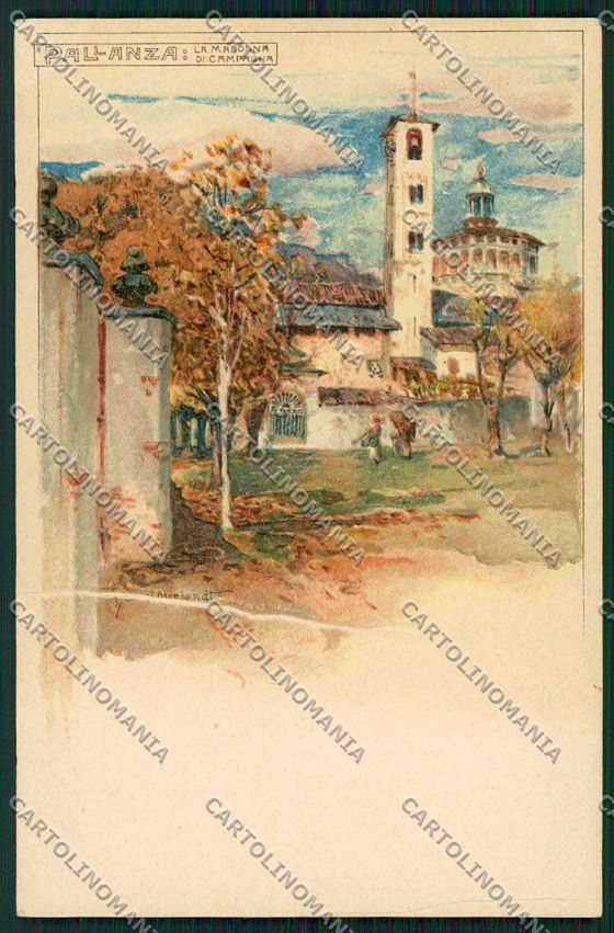 Wielandt Pallanza PIEGA cartolina QK1670 – fronte