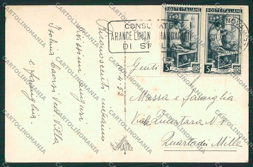 Bonfanti Augurale Child cartolina QK1681 – retro