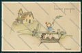 Bonfanti Augurale Child cartolina QK1683 – fronte