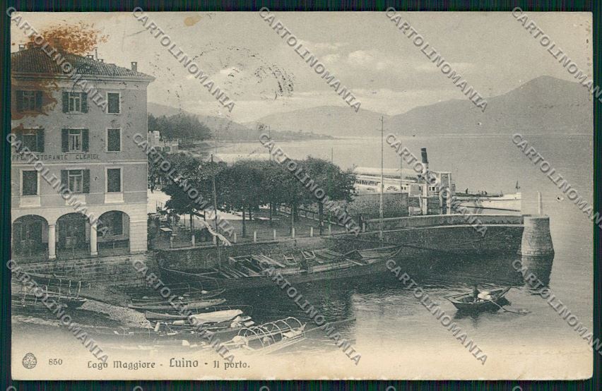 Varese Luino MACCHIA ABRASA cartolina QK1765 – fronte