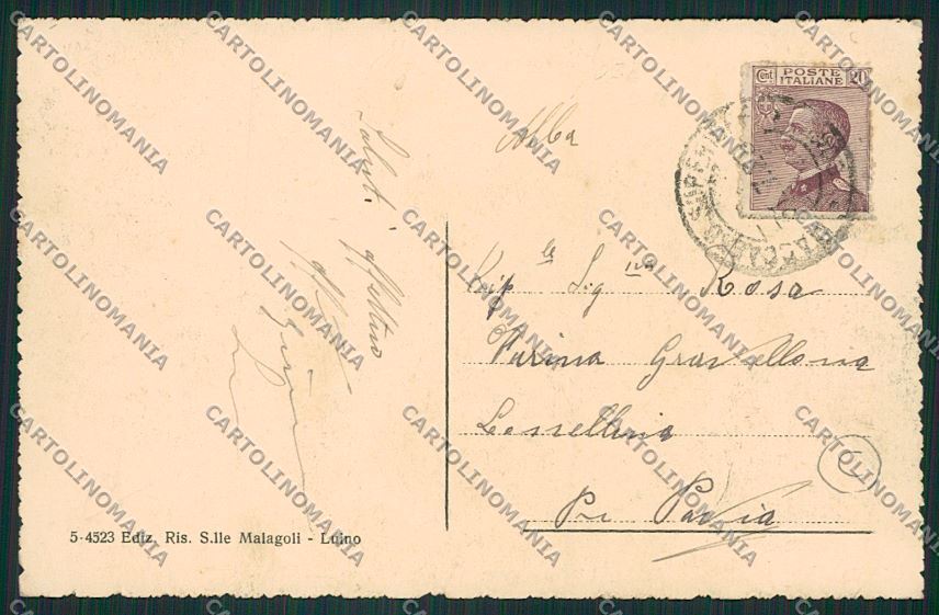 Varese Luino cartolina QK1774 – retro