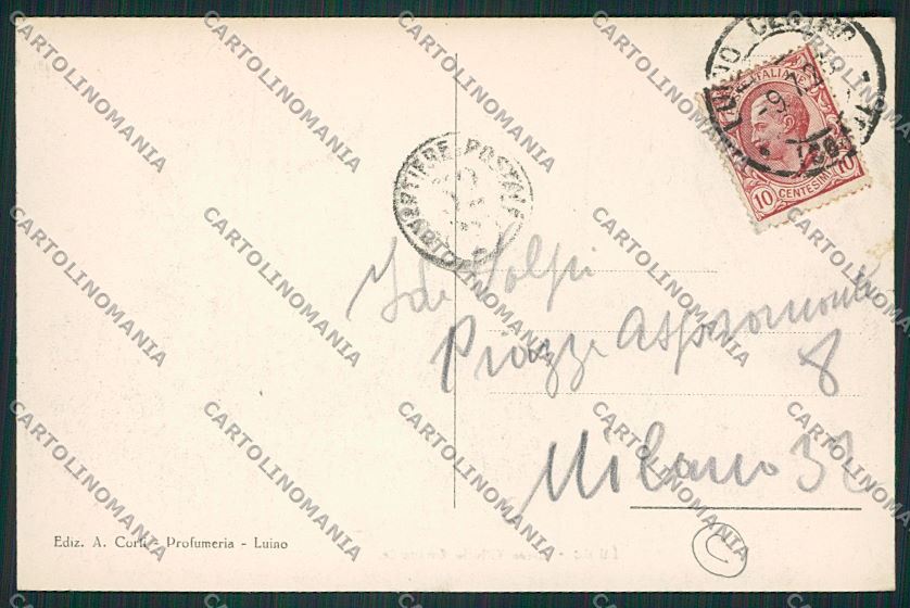 Varese Luino cartolina QK1775 – retro