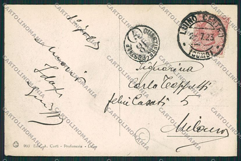 Varese Luino cartolina QK1781 – retro