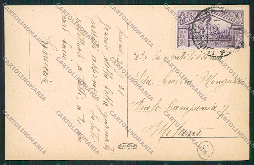Varese Luino cartolina QK1783 – retro
