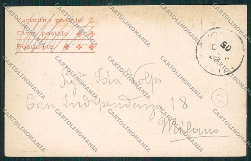 Varese Luino cartolina QK1789 – retro