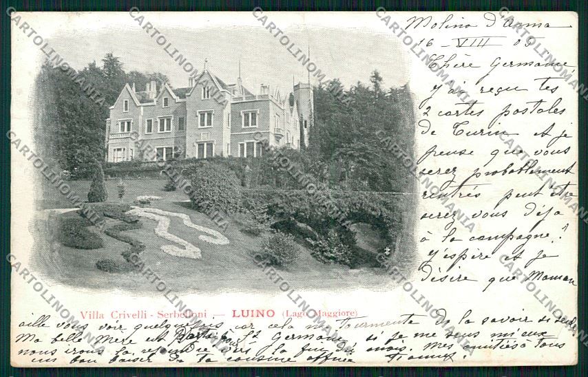 Varese Luino cartolina QK1790 – fronte