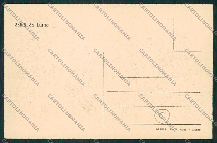 Varese Luino cartolina QK1793 – retro