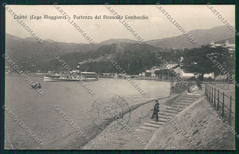Varese Luino Battello cartolina QK1805 – fronte