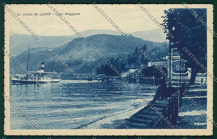 Varese Luino Battello cartolina QK1806 – fronte