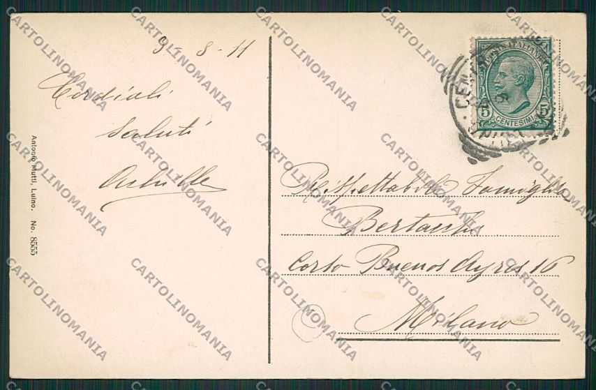 Varese Luino Battello cartolina QK1808 – retro