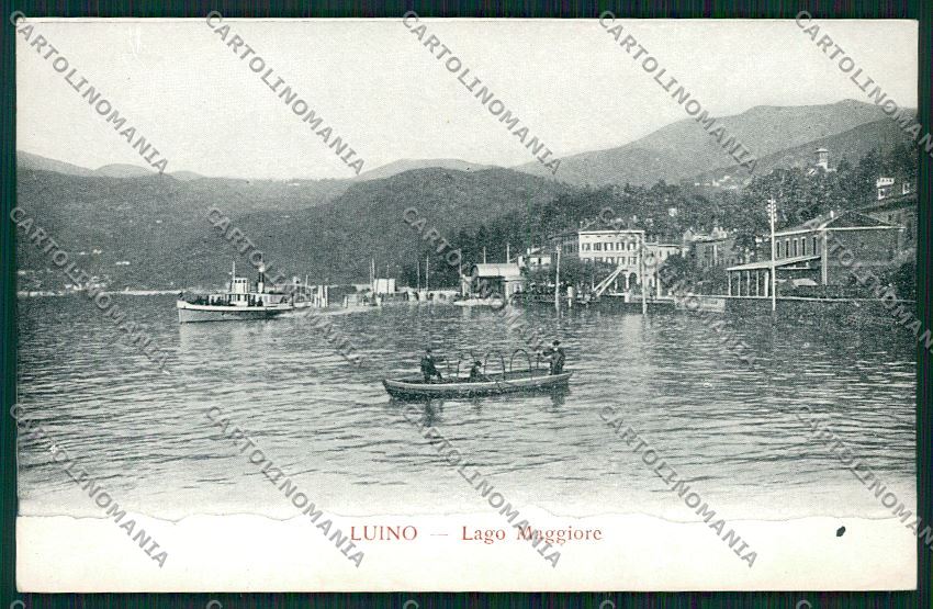 Varese Luino Battello cartolina QK1810 – fronte