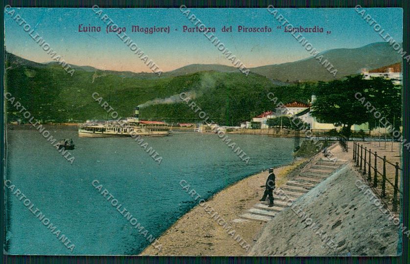 Varese Luino Battello cartolina QK1811 – fronte