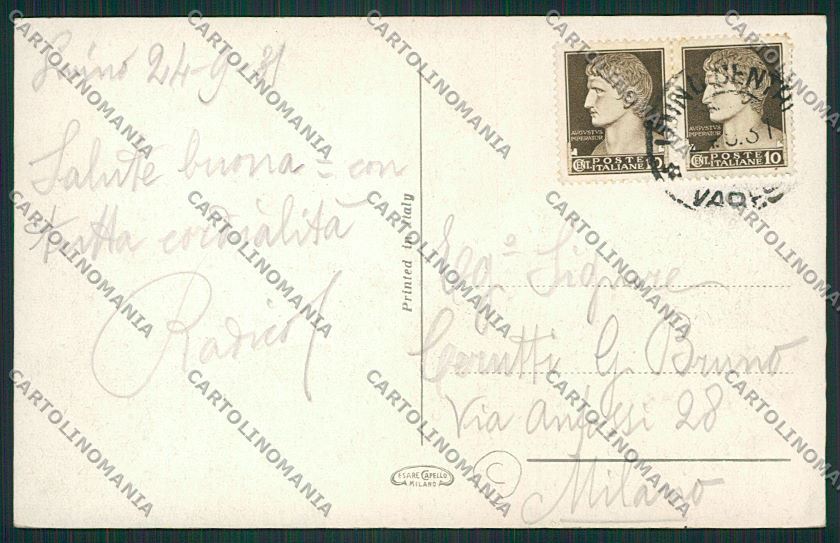 Varese Luino Battello cartolina QK1812 – retro