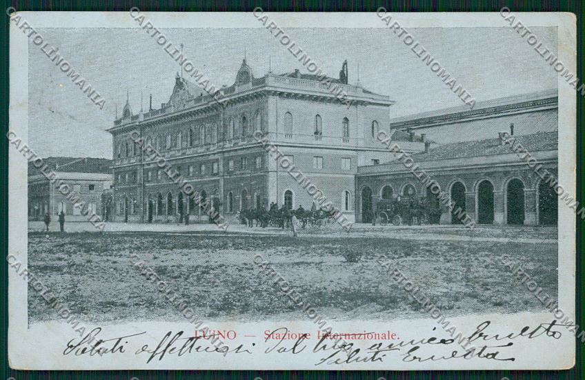 Varese Luino Stazione cartolina QK1814 – fronte