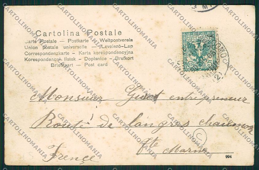 Varese Luino Stazione cartolina QK1817 – retro