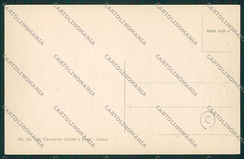 Varese Luino cartolina QK1820 – retro