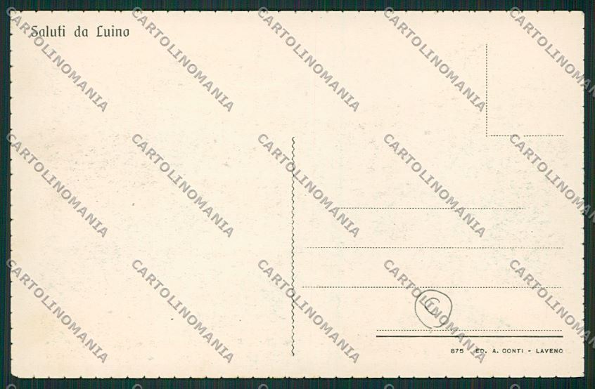 Varese Luino cartolina QK1825 – retro
