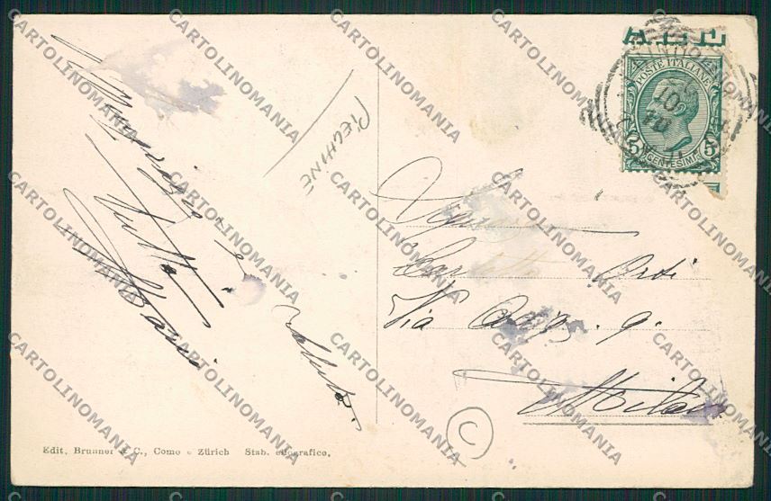 Varese Luino PIEGHINE cartolina QK1831 – retro