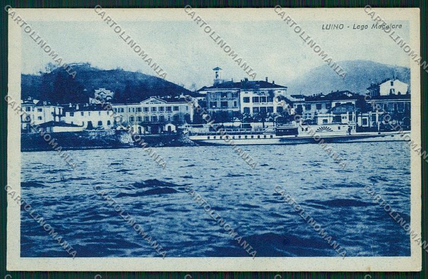Varese Luino Battello cartolina QK1833 – fronte