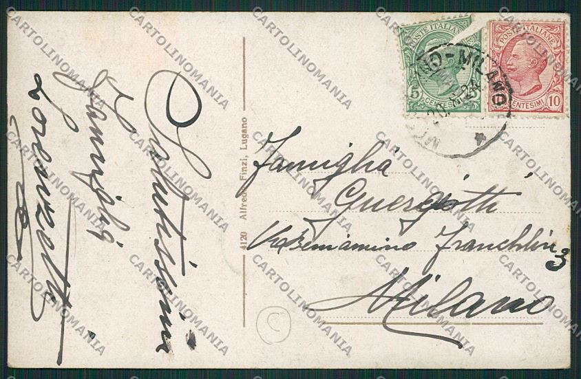 Varese Luino cartolina QK1843 – retro