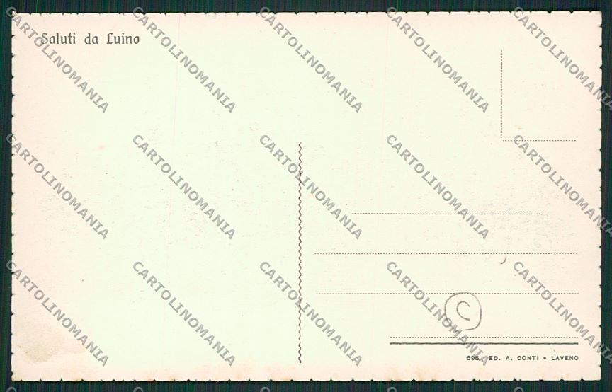 Varese Luino cartolina QK1845 – retro