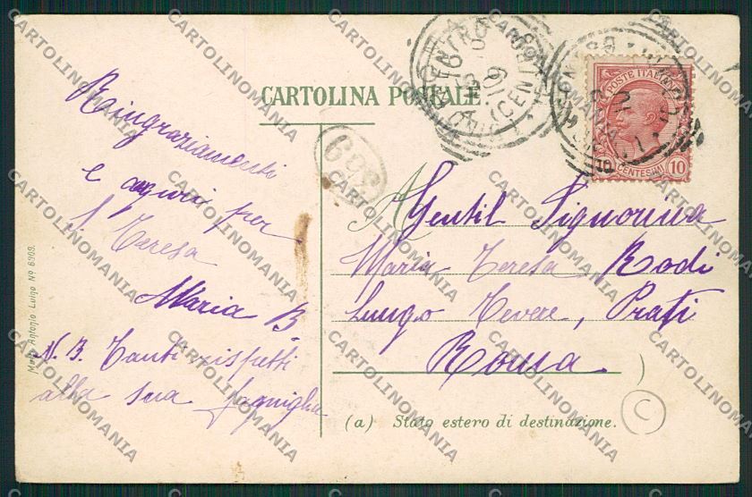 Varese Luino cartolina QK1850 – retro