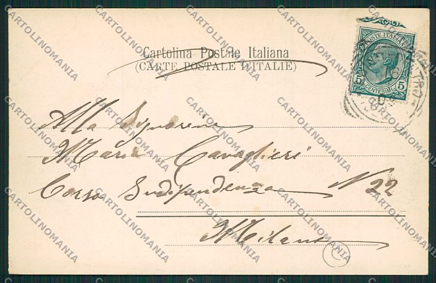 Varese Luino cartolina QK1852 – retro