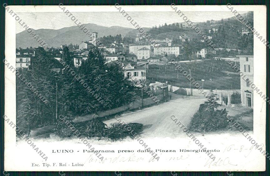 Varese Luino PIEGA cartolina QK1855 – fronte