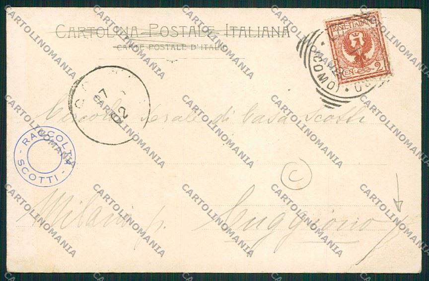 Varese Luino PIEGA cartolina QK1855 – retro