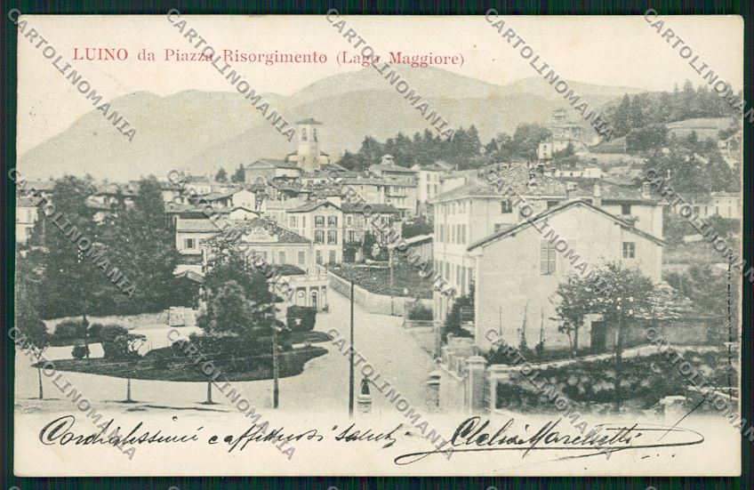 Varese Luino PIEGA cartolina QK1859 – fronte