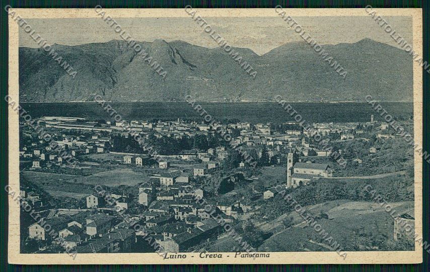 Varese Luino Creva cartolina QK1863 – fronte