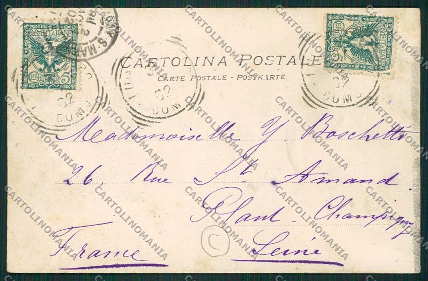Varese Luino Stazione cartolina QK1867 – retro