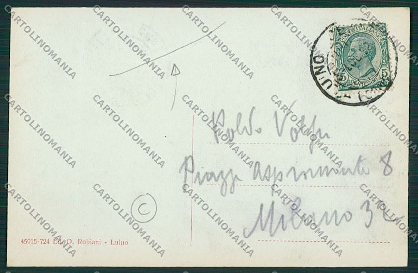 Varese Luino PIEGA cartolina QK1880 – retro