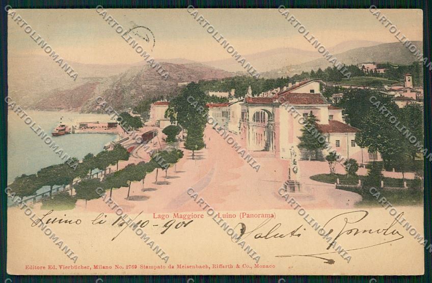 Varese Luino cartolina QK1886 – fronte